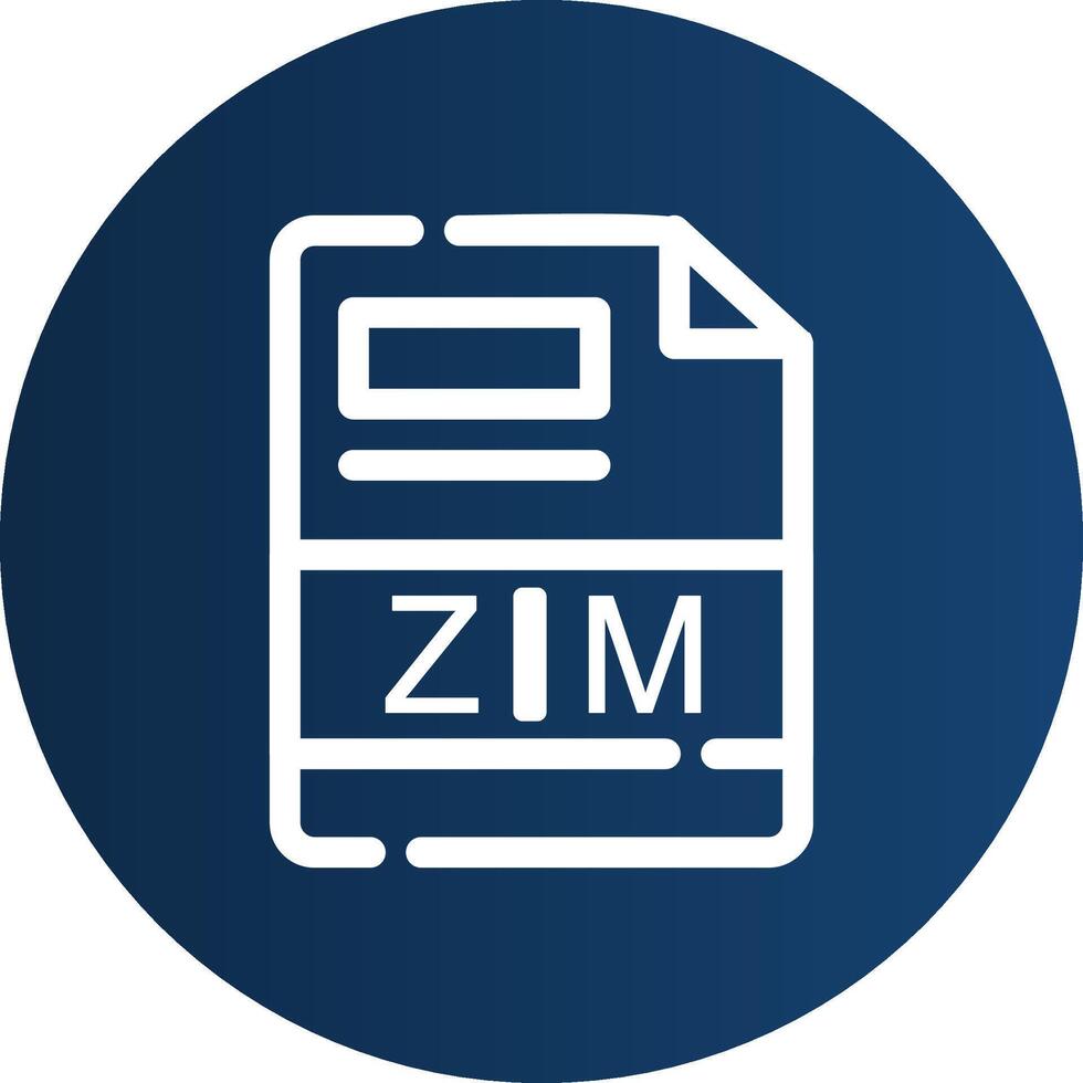 ZIM Creative Icon Design vector