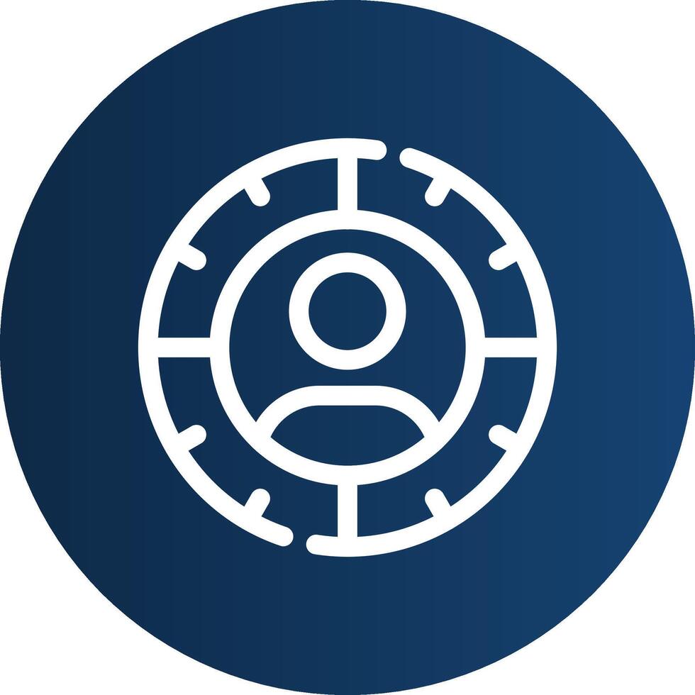 Target Audience Creative Icon Design vector