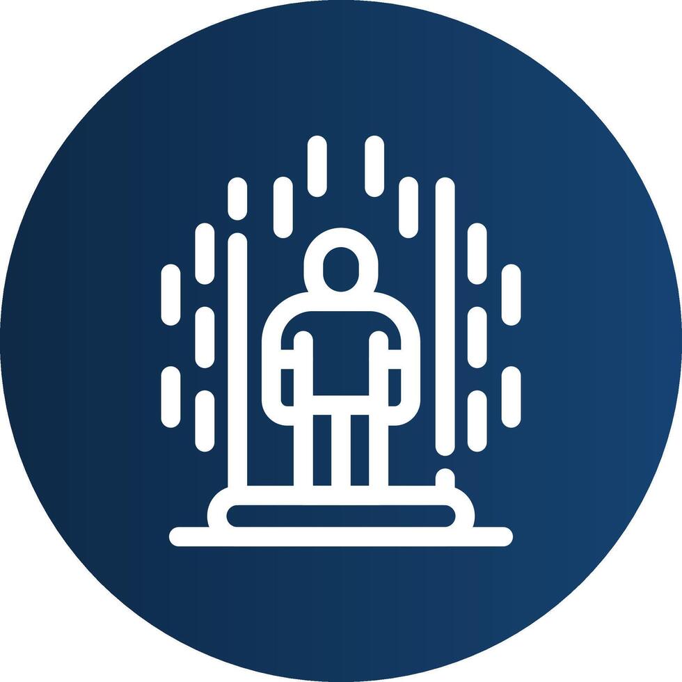 Teleportation Creative Icon Design vector
