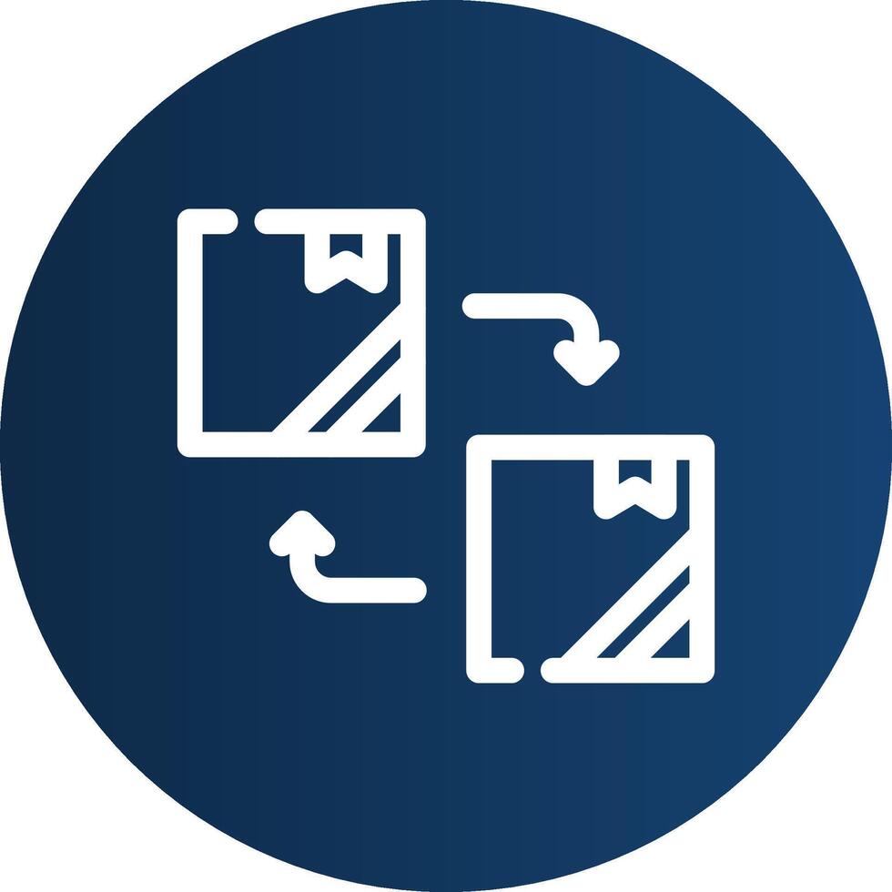 Replacement Creative Icon Design vector