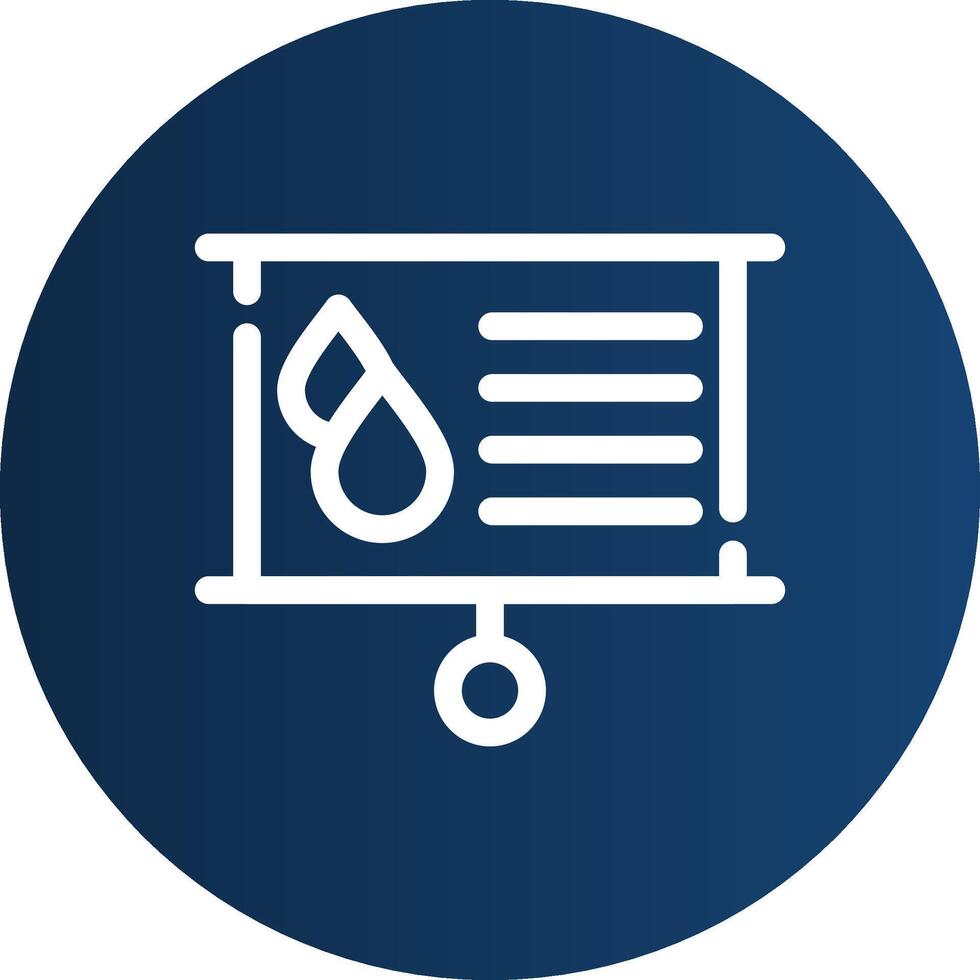 Water Class Creative Icon Design vector