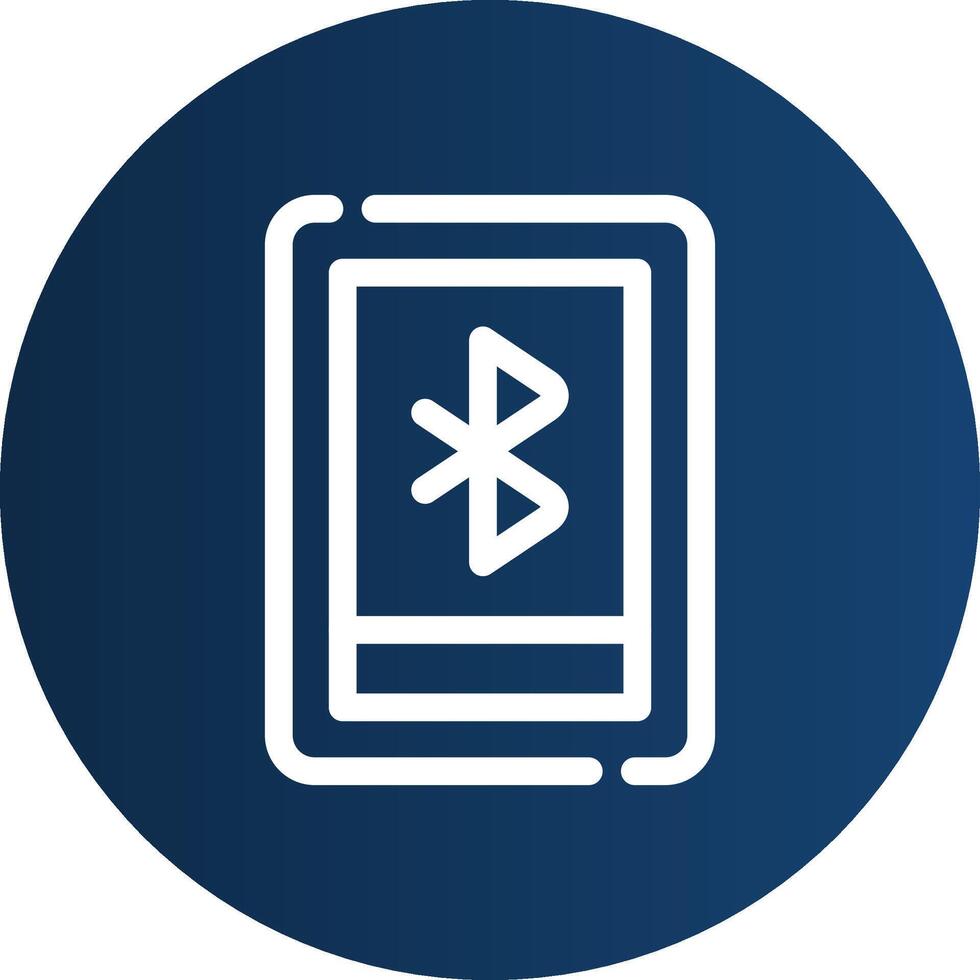 Bluetooth Creative Icon Design vector