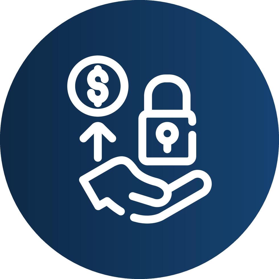 Private Offering Creative Icon Design vector