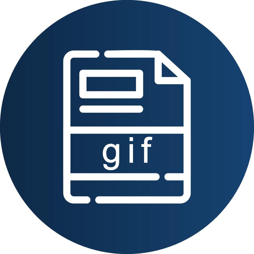 gif Creative Icon Design vector