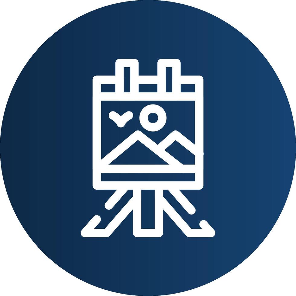 Canvas Creative Icon Design vector