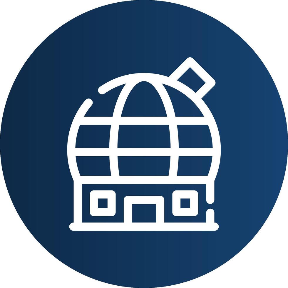 Observatory Creative Icon Design vector