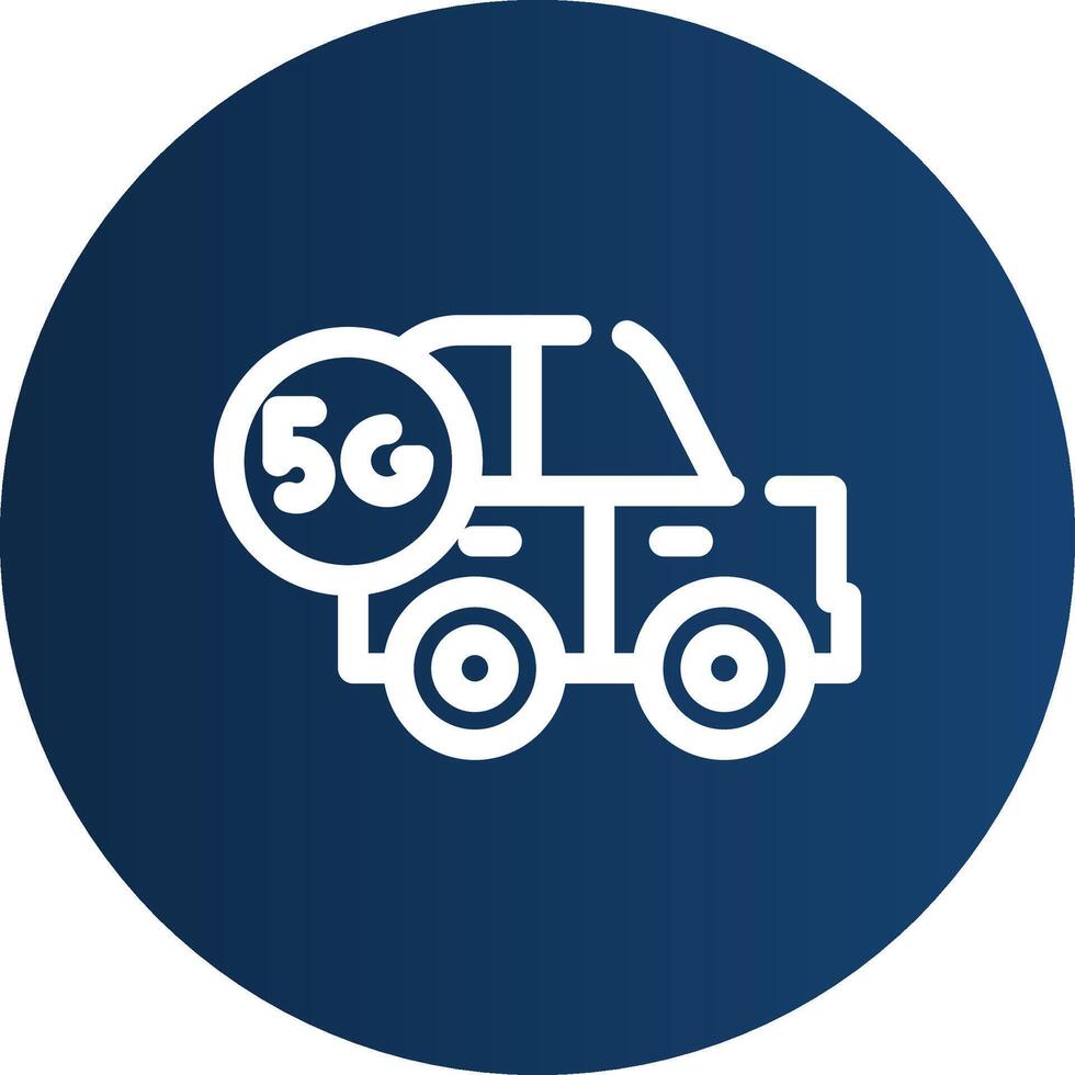 Smart Car Creative Icon Design vector