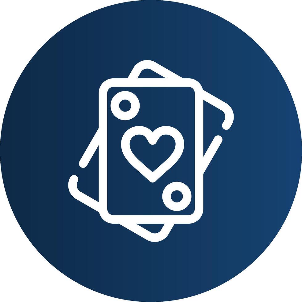 Playing Cards Creative Icon Design vector