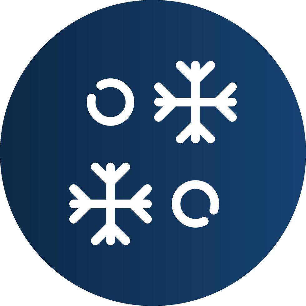 Snowflake Creative Icon Design vector