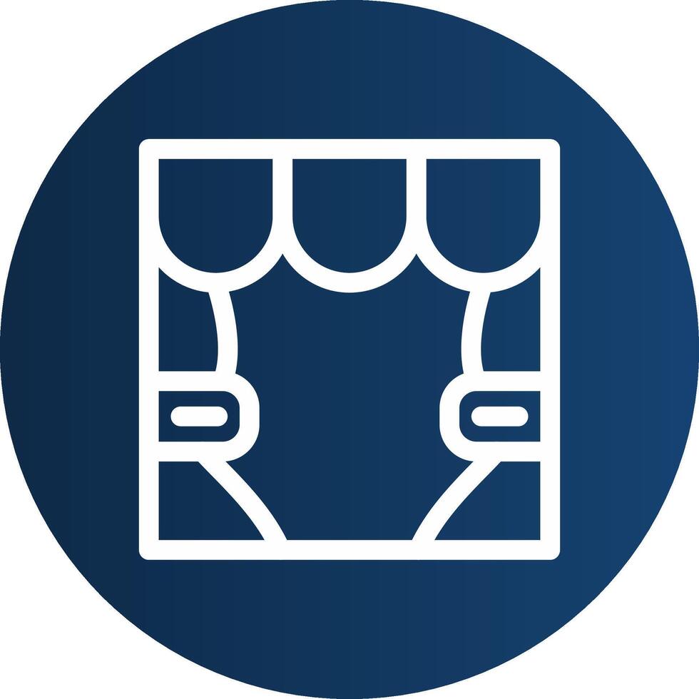 Stage Creative Icon Design vector