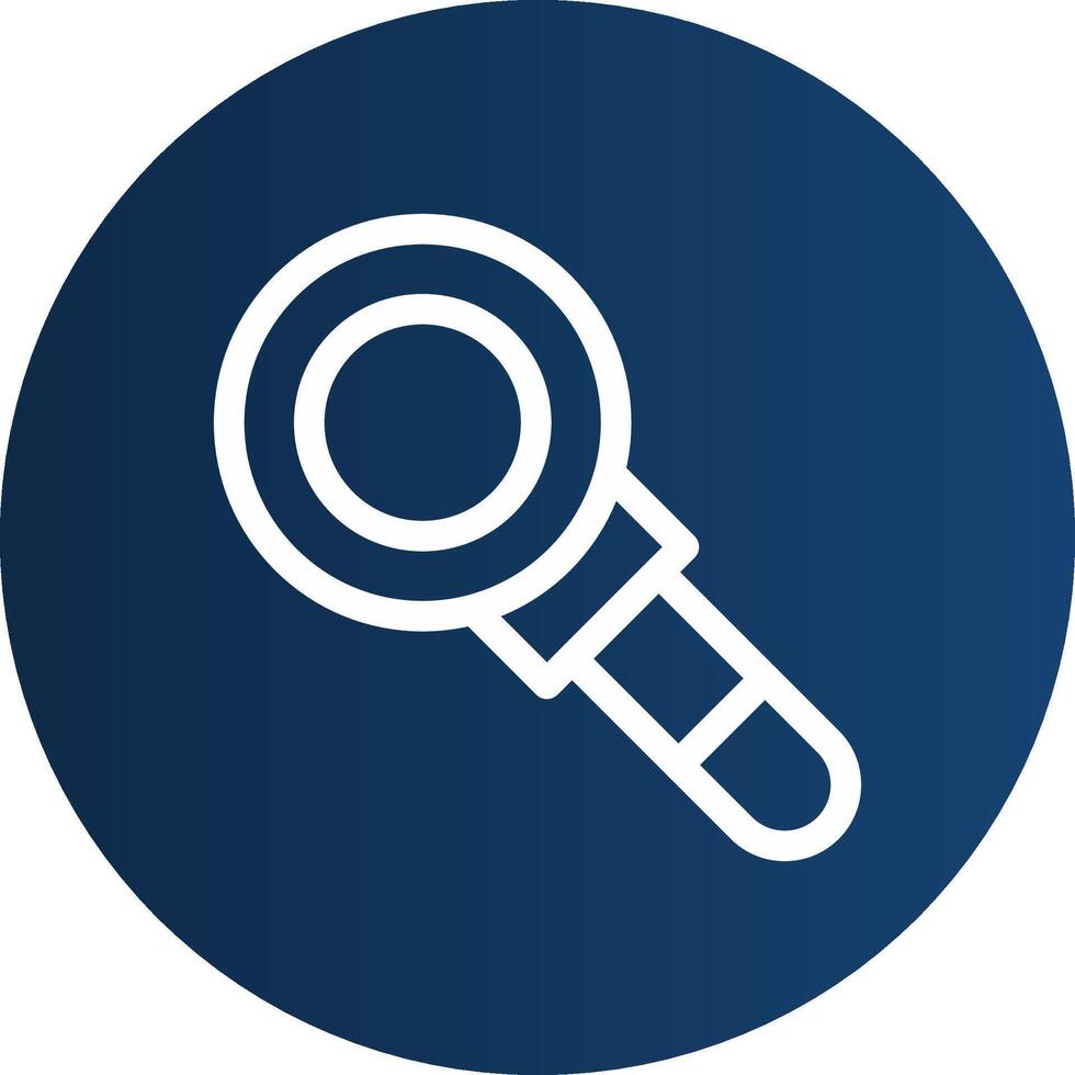 Magnifying Glass Creative Icon Design vector