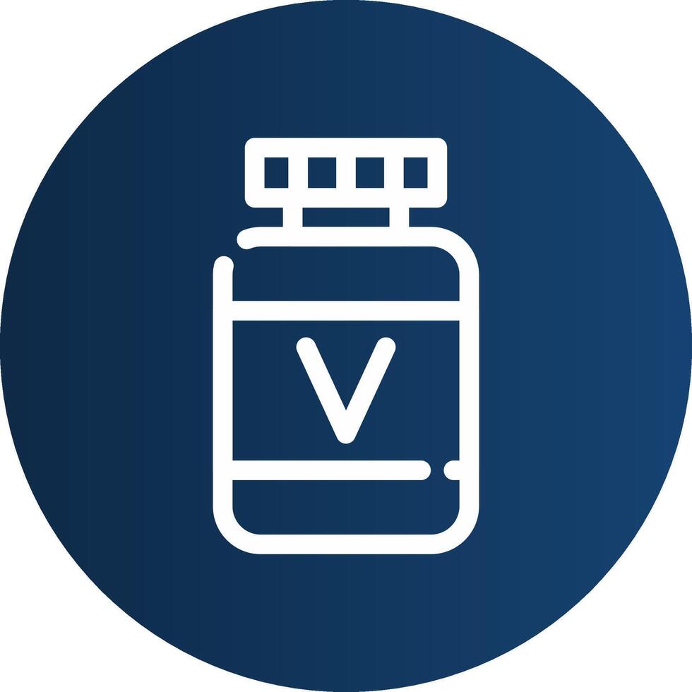 Vitamin Creative Icon Design vector
