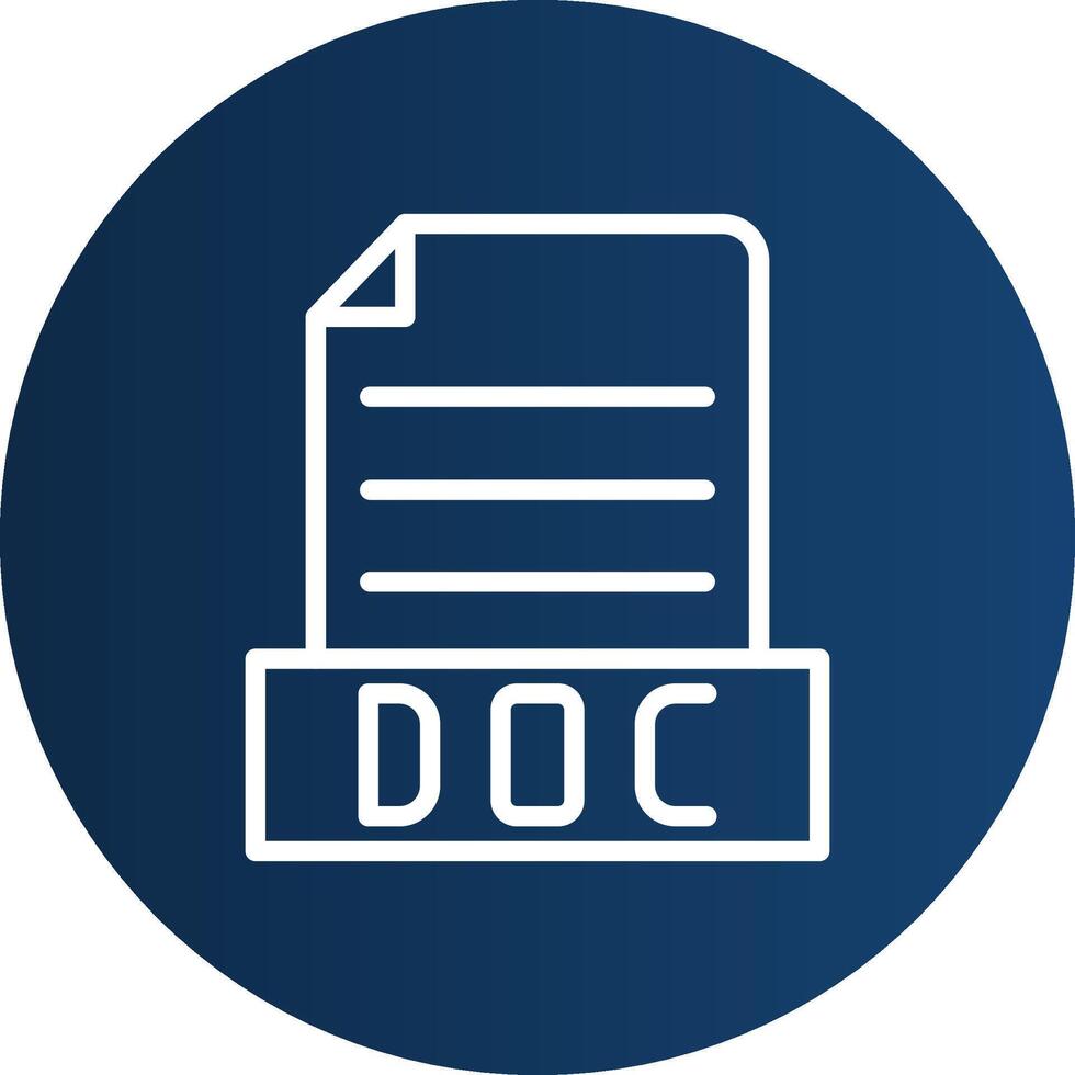 Doc Creative Icon Design vector