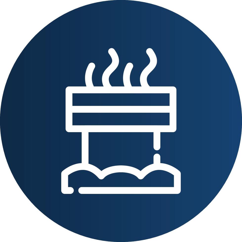 Chimney Creative Icon Design vector