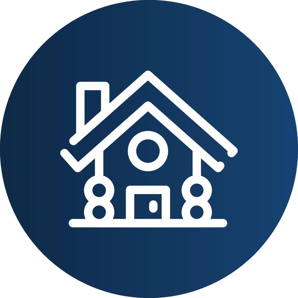 Cabin Creative Icon Design vector