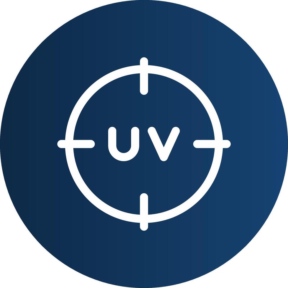 Uv Creative Icon Design vector