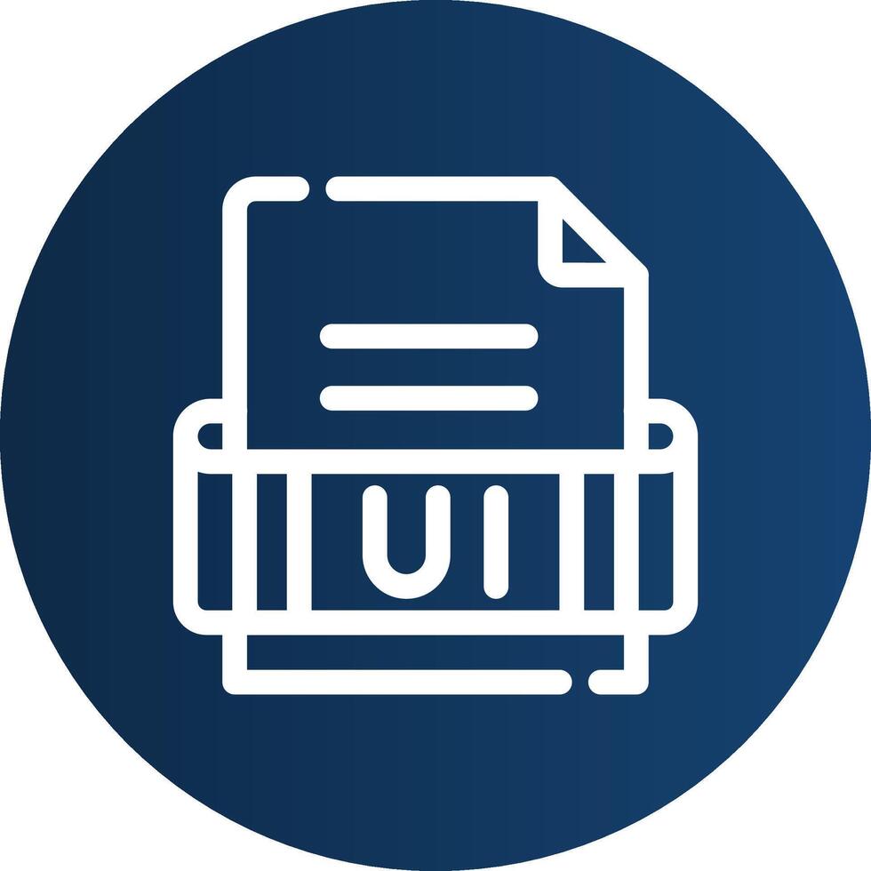 Ui Format Creative Icon Design vector