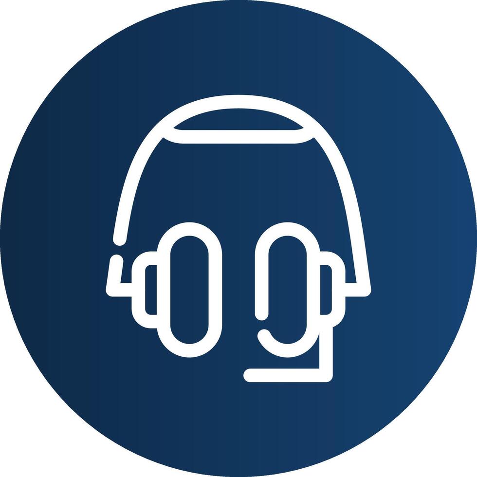 Headphones Creative Icon Design vector