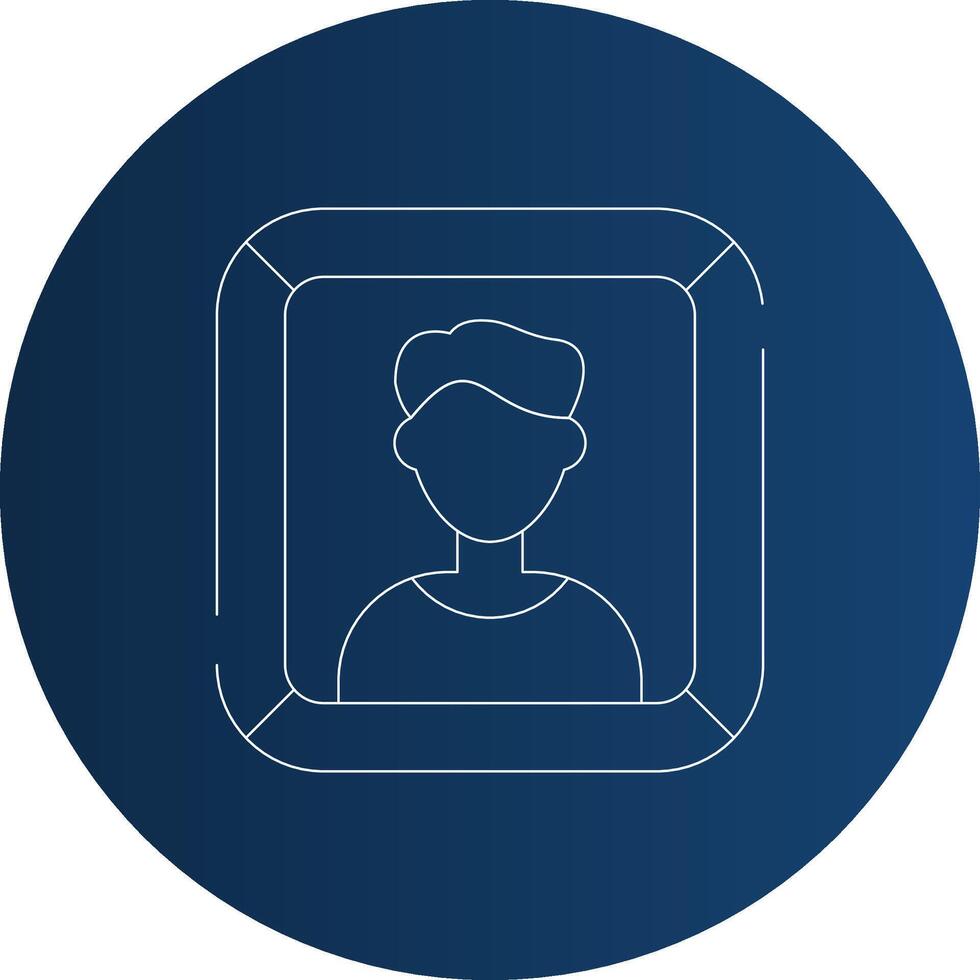 Portrait Creative Icon Design vector