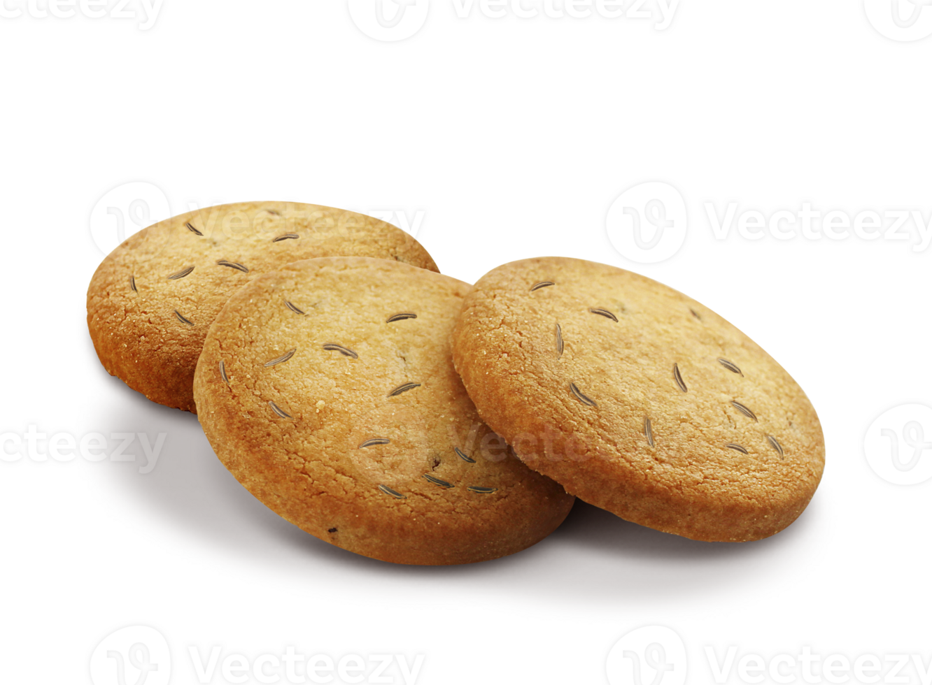crispy  biscuits cracker isolated on transparent background png file Pro PNG