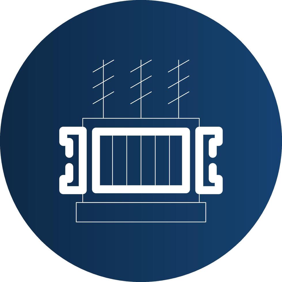 Power Transformer Creative Icon Design vector