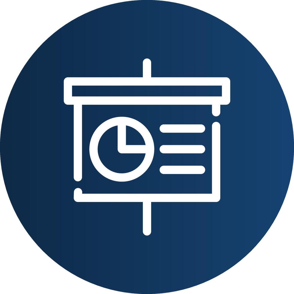 Presentation Creative Icon Design vector