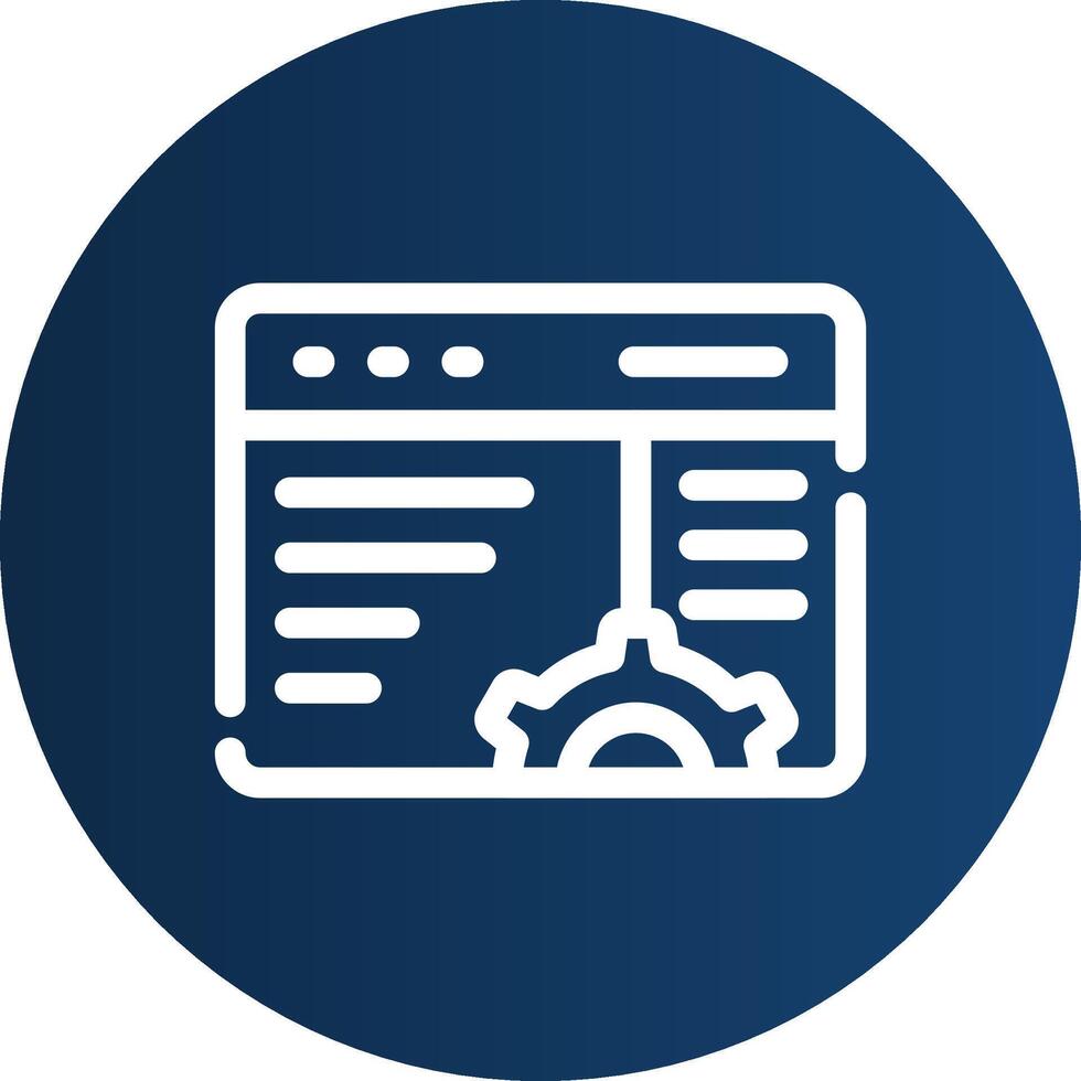 Browser Creative Icon Design vector