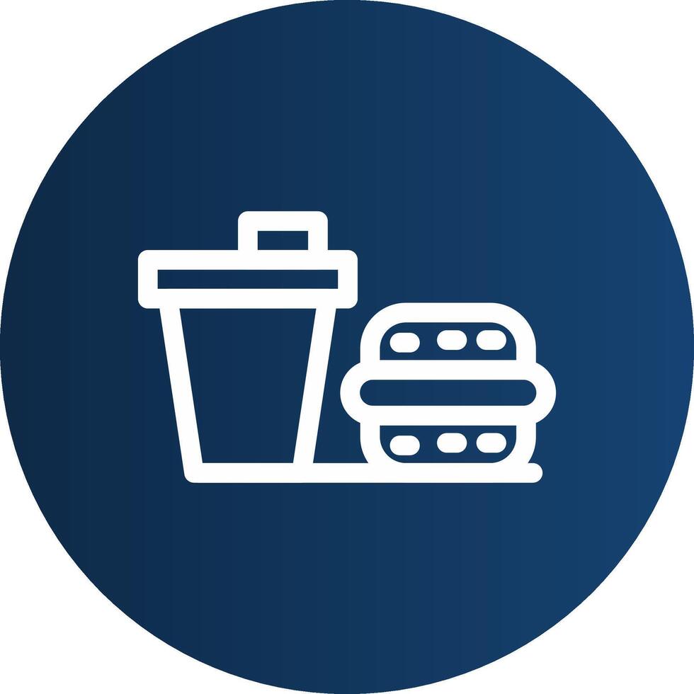 Take Away Creative Icon Design vector