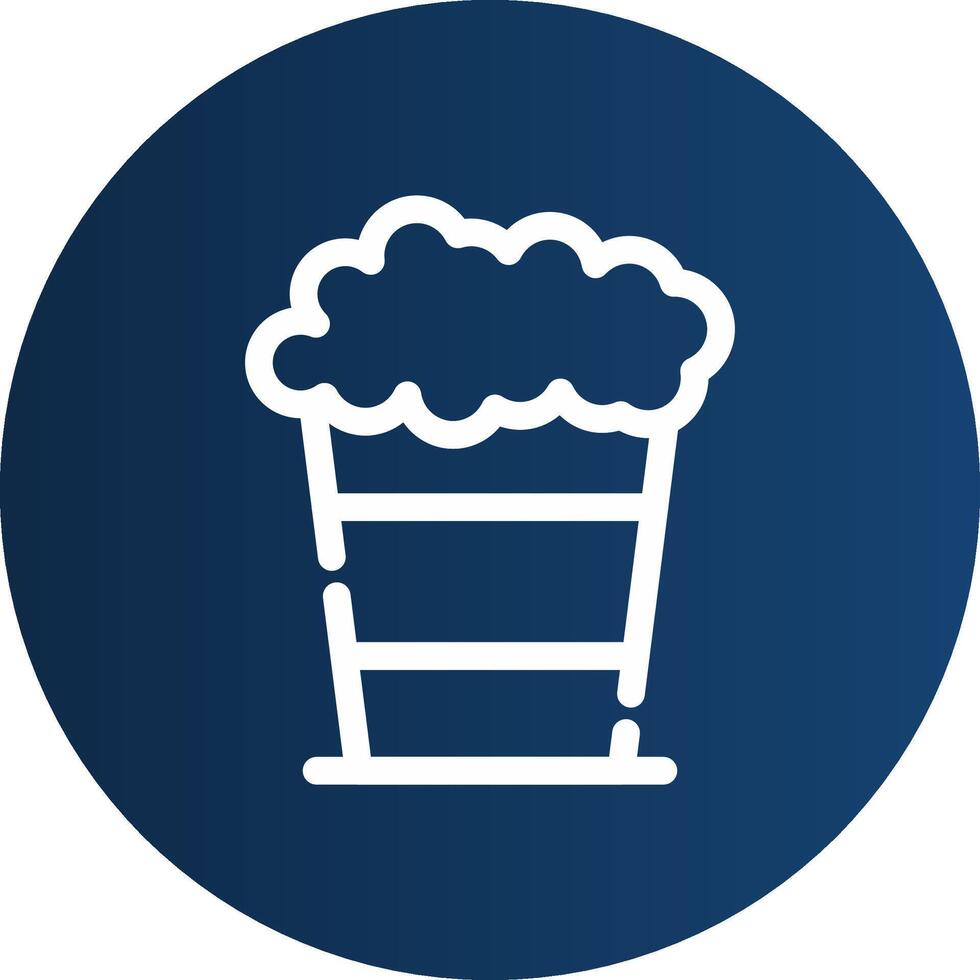 Popcorn Creative Icon Design vector