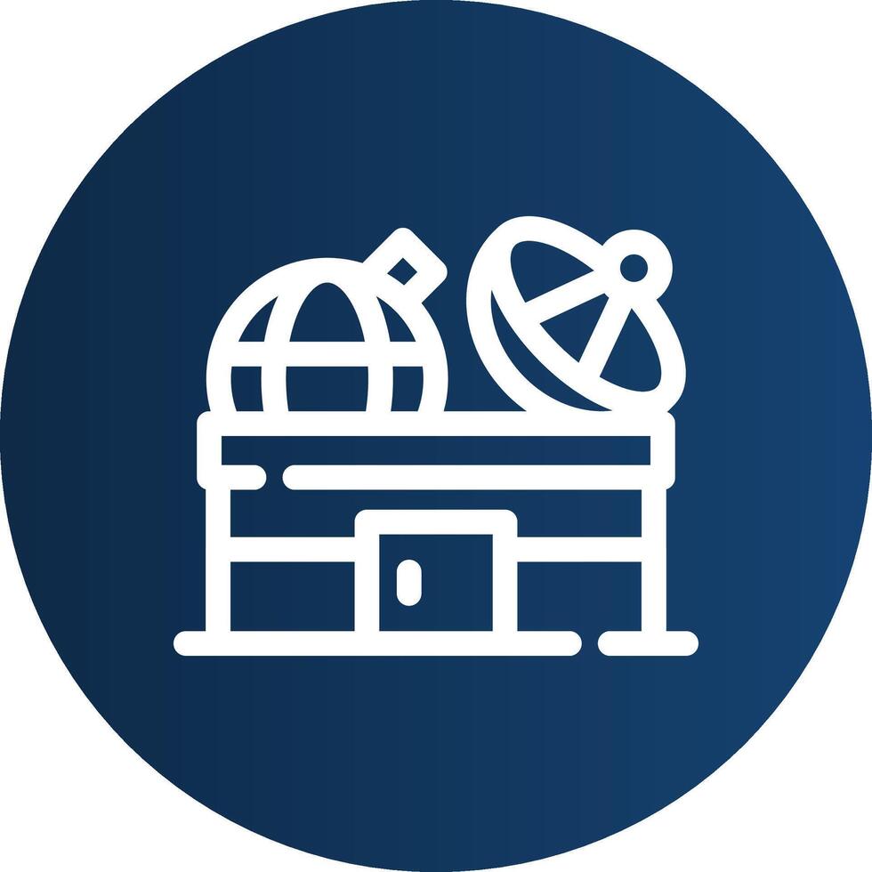 Observatory Creative Icon Design vector
