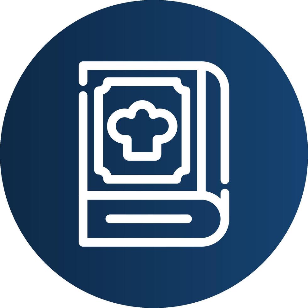 Cook Book Creative Icon Design vector
