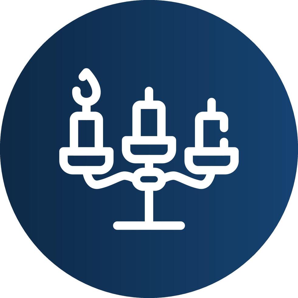 Candelabra Creative Icon Design vector