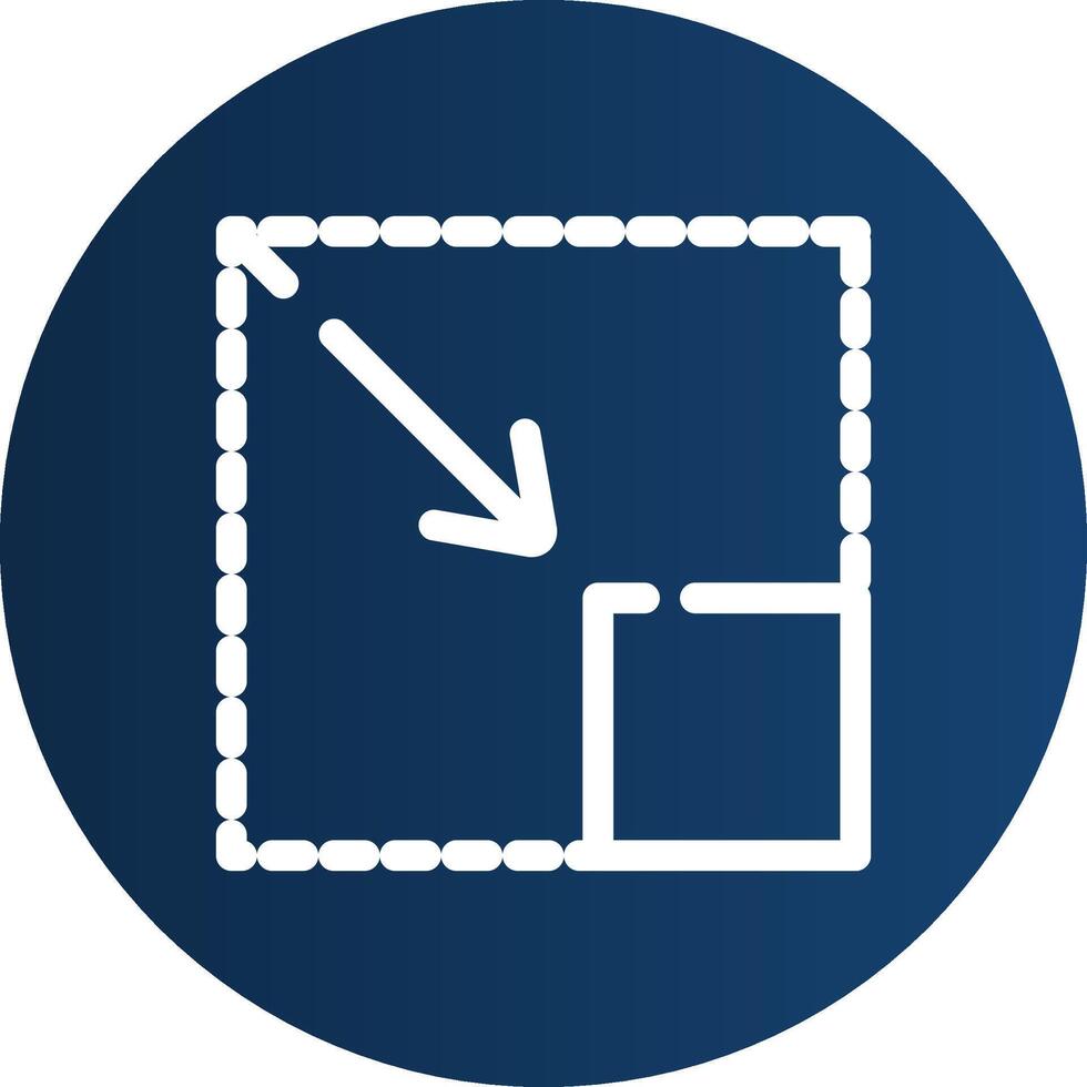 Downsizing Creative Icon Design vector