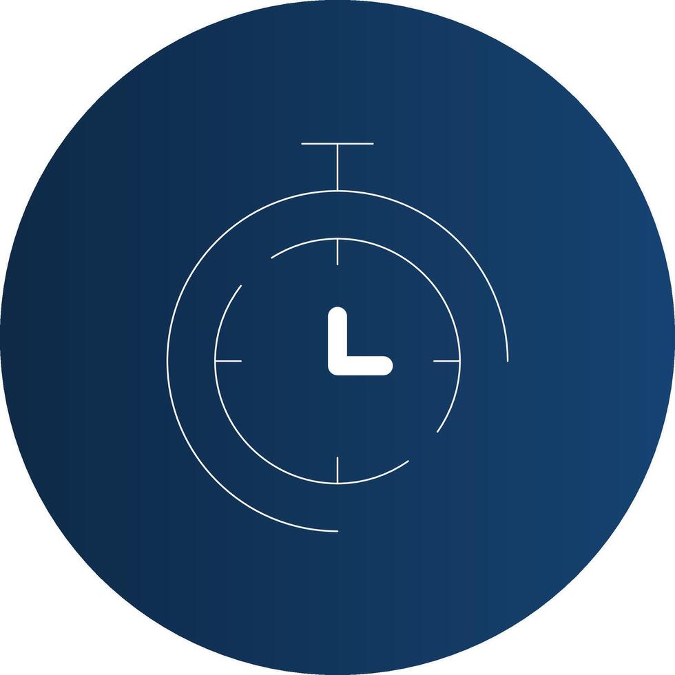 Deadline Creative Icon Design vector