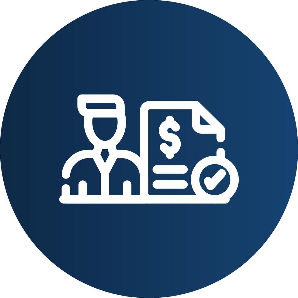 Dealer Invoice Creative Icon Design vector