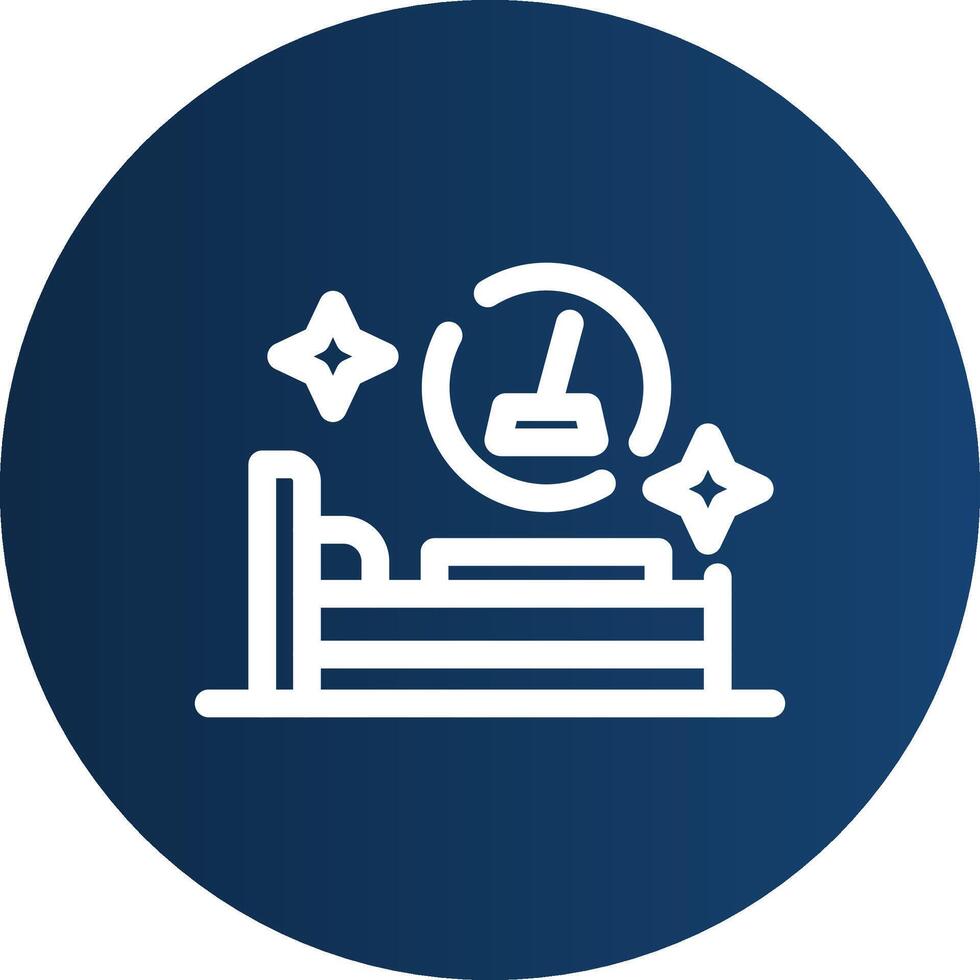 Airbnb Cleaning Creative Icon Design vector