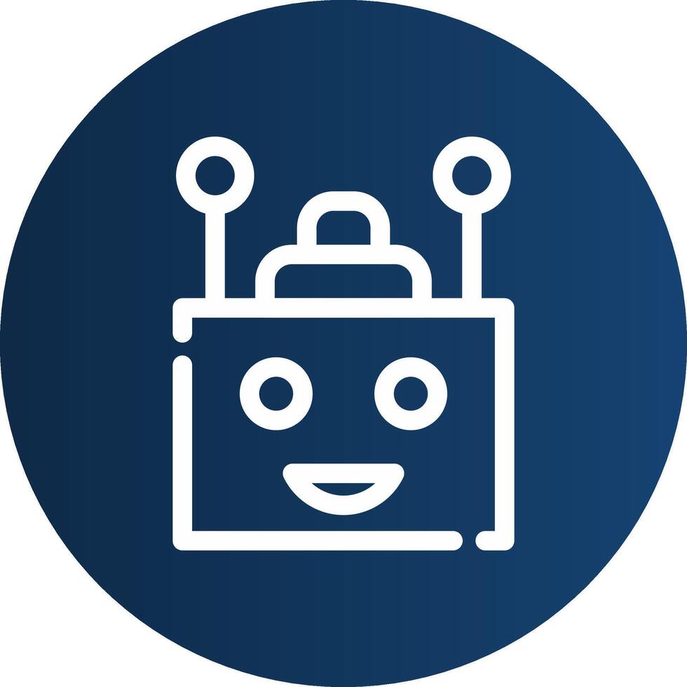 Chatbot Creative Icon Design vector