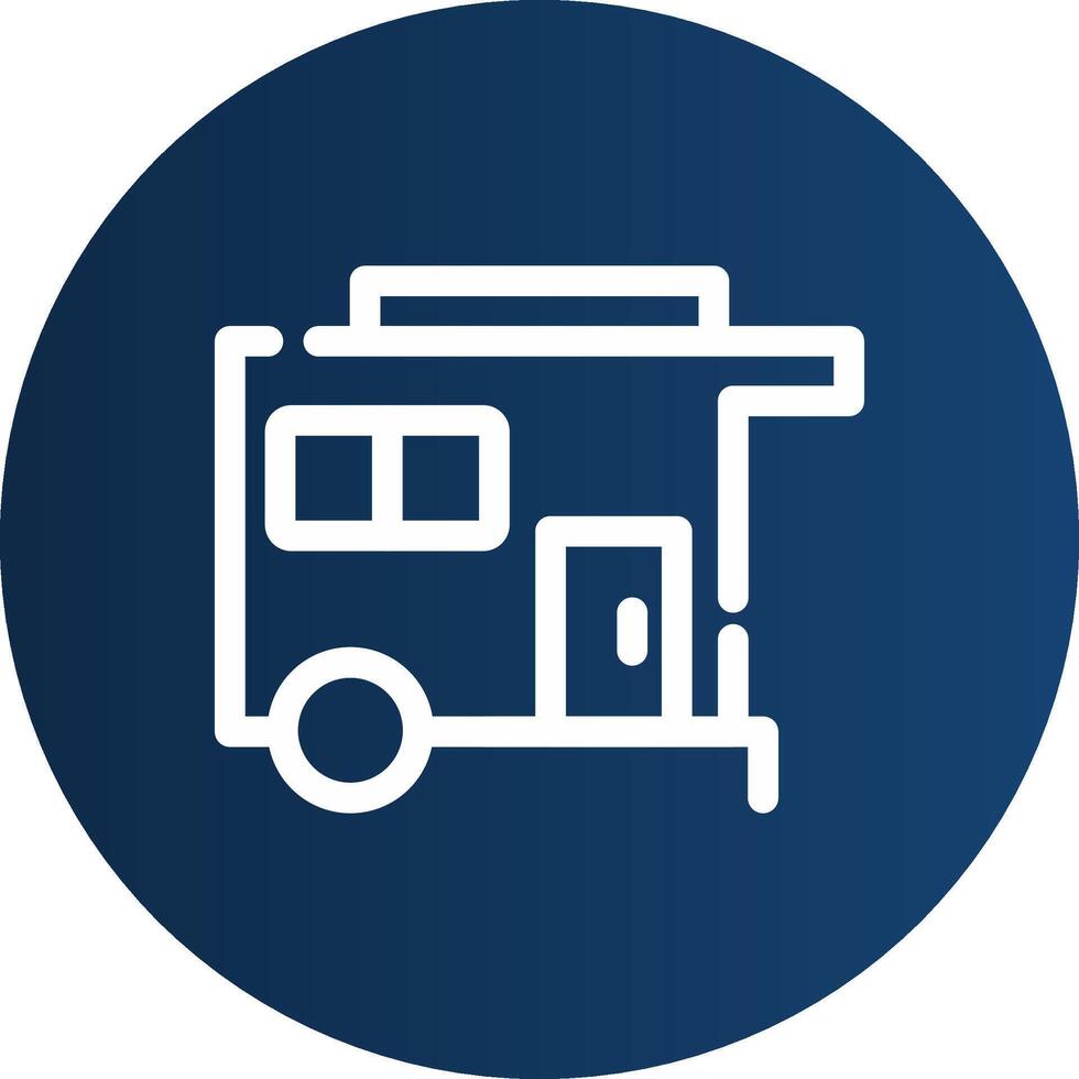 Caravan Creative Icon Design vector