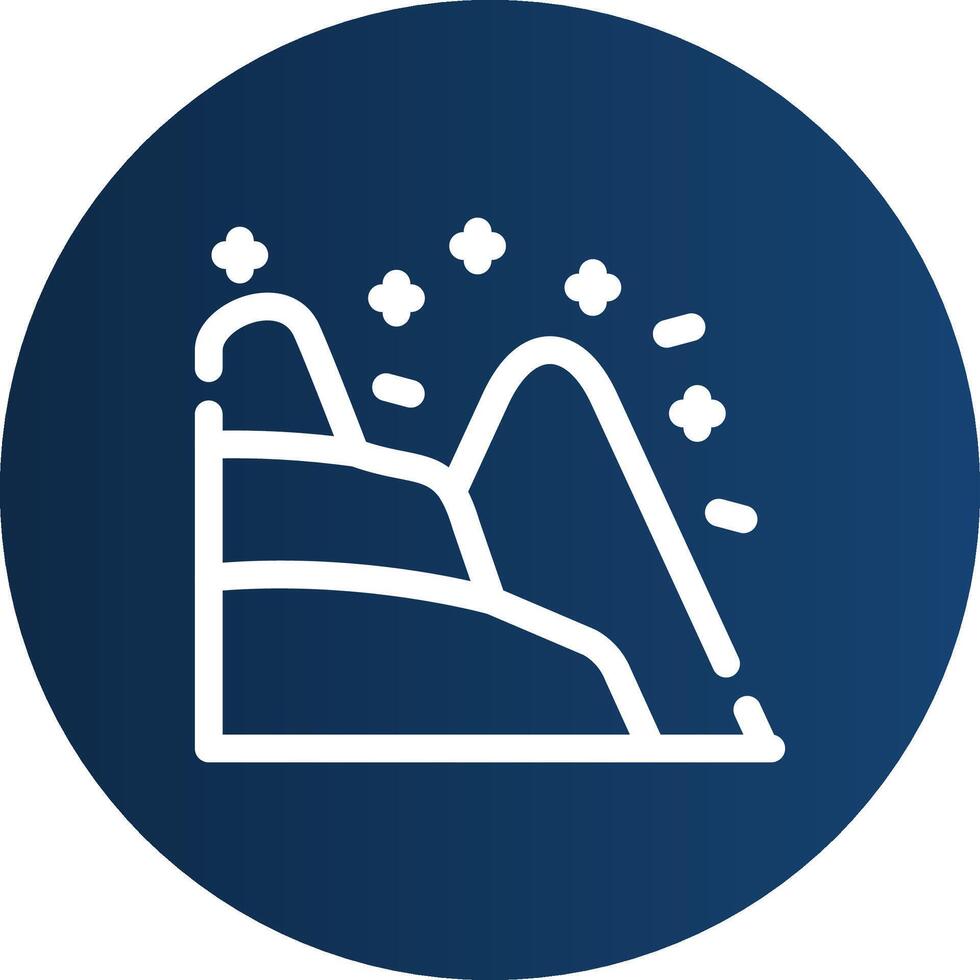 Mountain Creative Icon Design vector