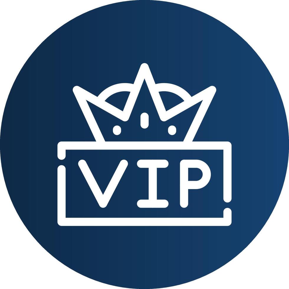 VIP Creative Icon Design vector
