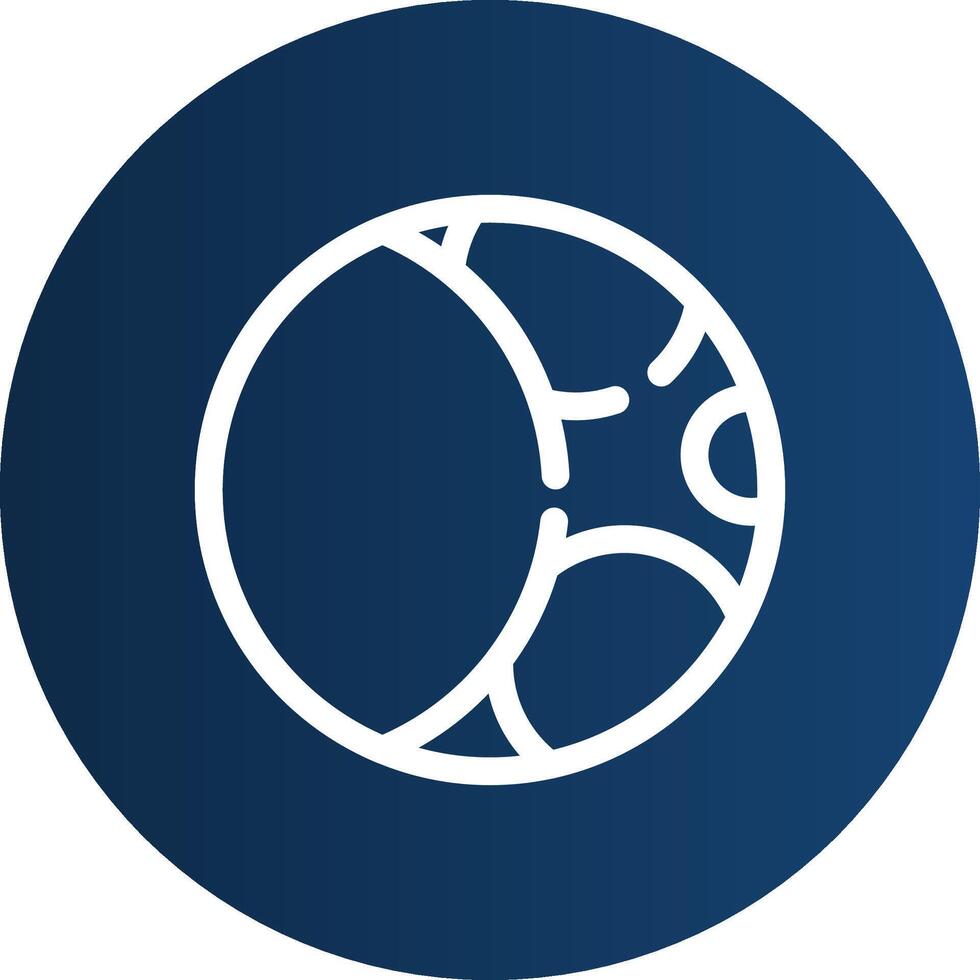 Moonphase Creative Icon Design vector