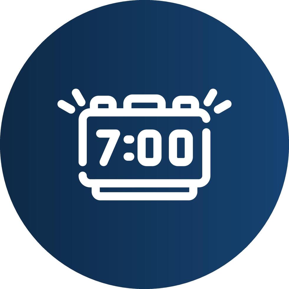 Alarm Creative Icon Design vector