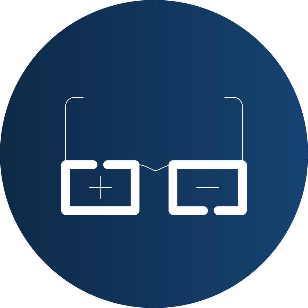 Glasses Prescription Creative Icon Design vector