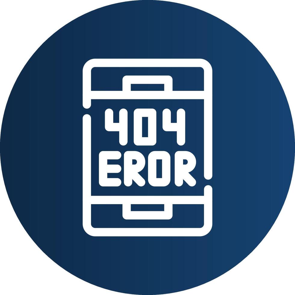 Error Creative Icon Design vector