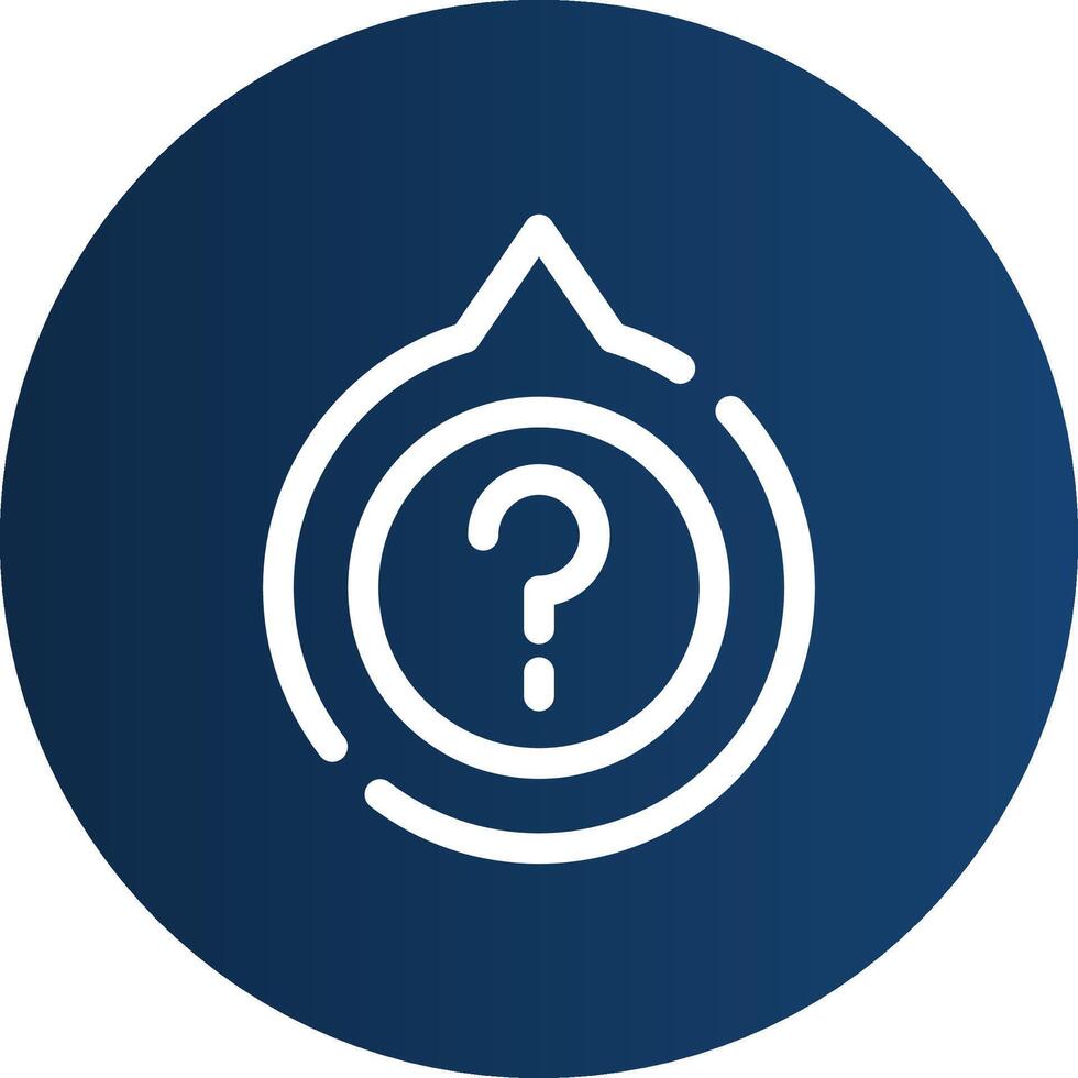 Question Creative Icon Design vector