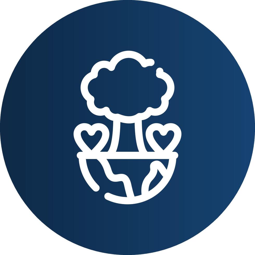 Save Planet Creative Icon Design vector