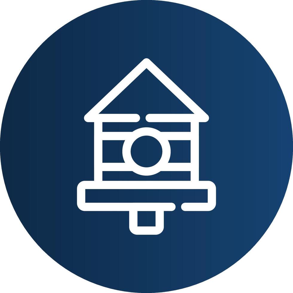 Birdhouse Creative Icon Design vector