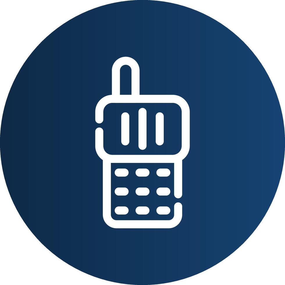 Walkie Talkies Creative Icon Design vector