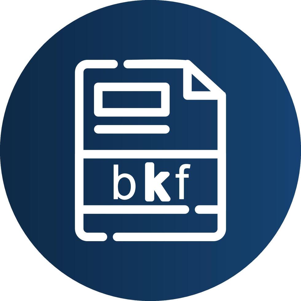 bkf Creative Icon Design vector