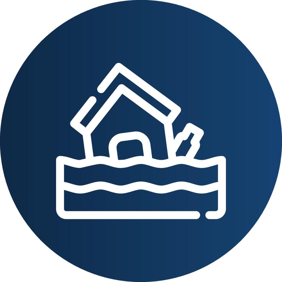 Flood Creative Icon Design vector